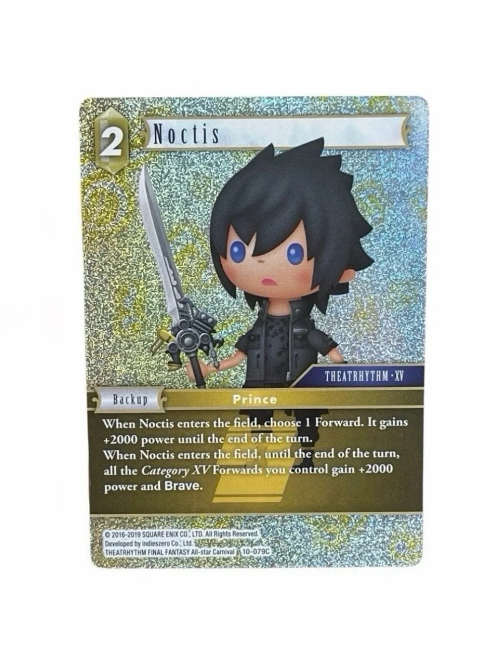 Final Fantasy Noctis Foil 10-079C Theatrhythm XV Trading Card 2 RARE
